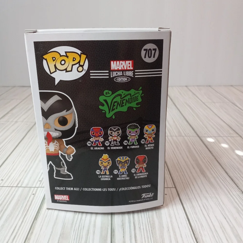Funko Pop! Marvel Lucha Libre Venom El Venonoide #707 Bobble Head